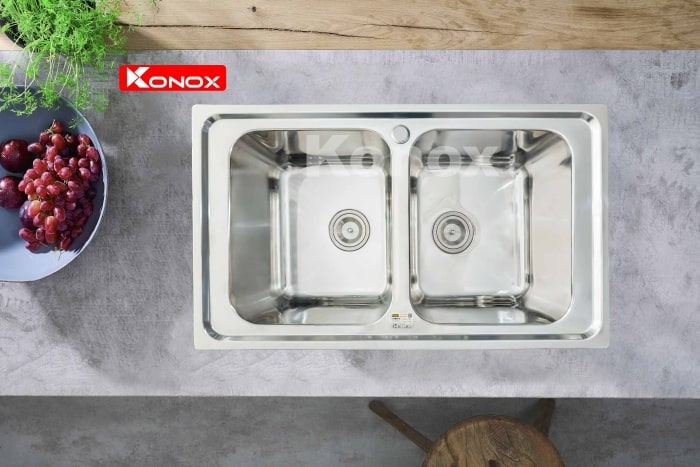 Chậu rửa chén bát Konox Premium KS8650 2B